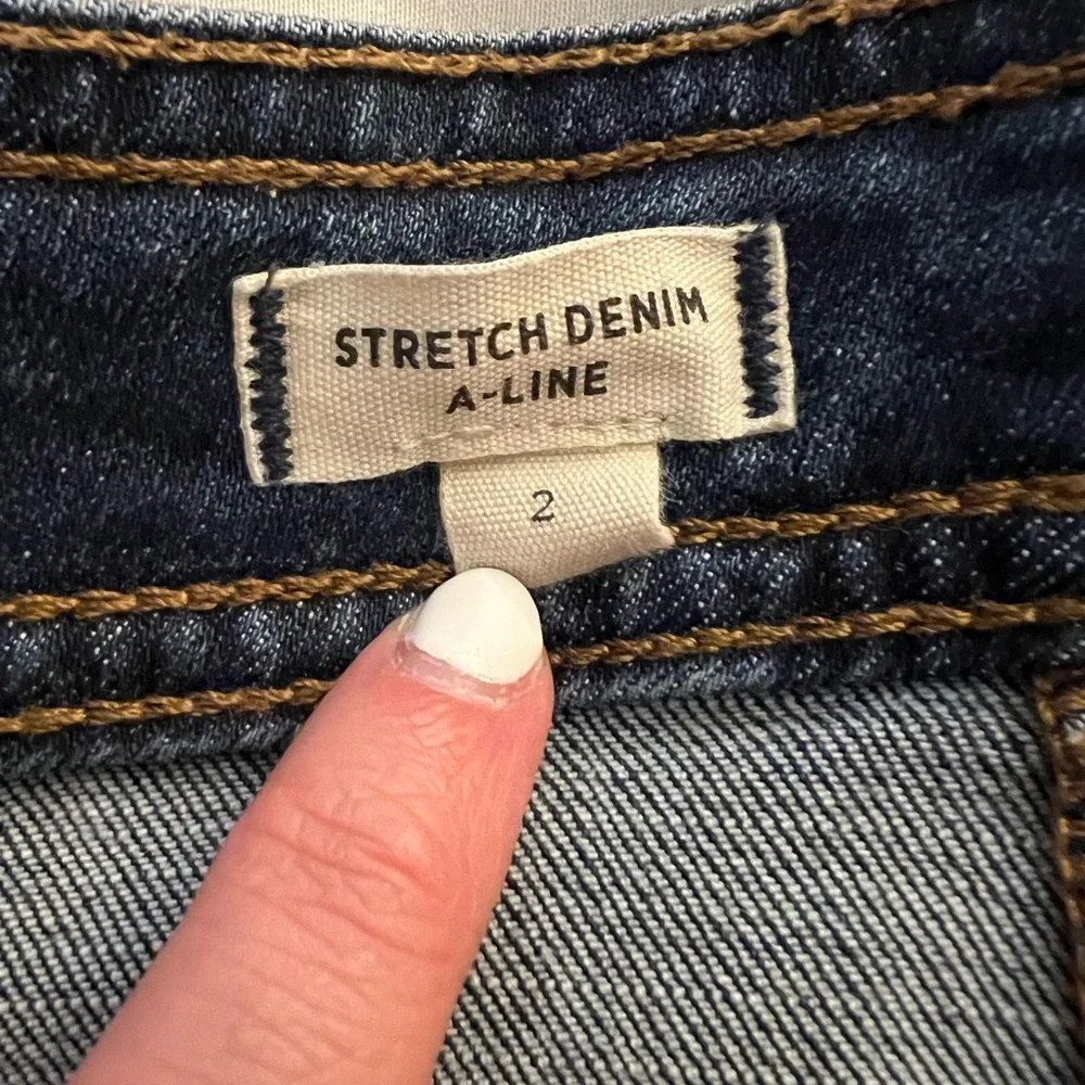 Madewell Denim A-Line Skirt - Picture 7 of 7